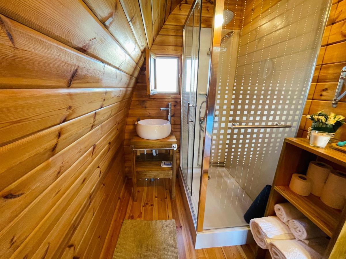 Гостьовий будинок Glamping Turquesa, Feel And Relax In A Wood House Corredoura Екстер'єр фото